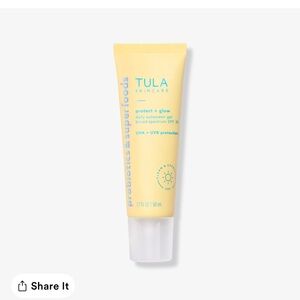 Tula Protect + Glow Daily Sunscreen Gel
Broad Spectrum SPF 30